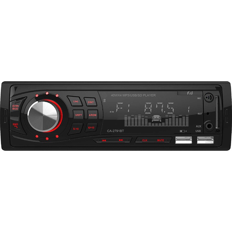F&U CA-2791BT Ηχοσύστημα Αυτοκινήτου με 2 USB - SD - Bluetooth, Universal 1 Din (4x40W)